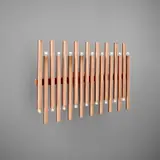Wall light, designed for the Hotel Parco dei Principi, Rome by Gio Ponti, circa 1963, Copper-plated metal, offered Dec 2022
