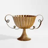 "Aufsatz" centerpiece, model no. M sh 17 by Josef Hoffmann, designed 1924, executed 1925-1931, Brass, sold Dec 2022