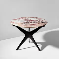 Side table by Ico Parisi, circa 1950, Marble, painted wood, offered Dec 2022