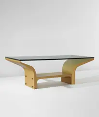 Marzio Cecchi, Rare dining table, 1984, Painted metal, brass, glass