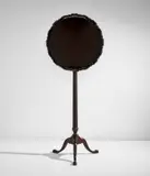 Norman Kelley, "Young Americans" fixed tilt-top mirror table, 2018, Mahogany