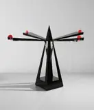 Yonel Lebovici, Prototype "Métronome" lamp, circa 1984, Plastic
