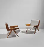 Gianfranco Frattini, Pair of lounge chairs, model no. 831