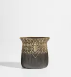 Gustav Gurschner, Vase, circa 1900, Patinated bronze