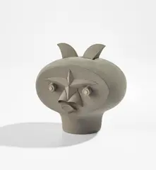 Irving Harper, Untitled, 1963-2000, Painted ceramic, painted paper