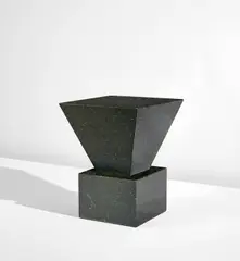 Scott Burton, "Café Table", designed 1984, produced 1985, Verde Ubatuba granite