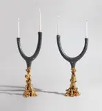 Fernando Campana and Humberto Campana, Pair of “Aleijadinho” candelabras, from the “Brazilian Baroque” series