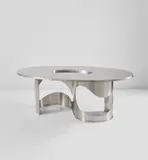 Maria Pergay, "Saturn" table