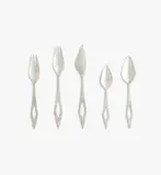 Gio Ponti, "Domus" flatware service for 10, circa 1956, Stainless steel