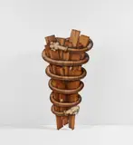 John Cederquist, Chest of drawers, circa 2001, Birch plywood, aniline dyes, epoxy resin