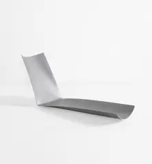 Leon Ransmeier, "Two Step" lounge chair, 2018, Aluminum