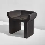Rick Owens, "Curial (Black Plywood)" chair