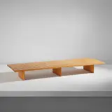 "Tokyo" bench by Charlotte Perriand, circa 1956, Ash, sold Dec 2021