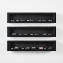 "Plate 1, Part 1, Page 1" by Edmund de Waal, 2011, Glazed porcelain, lacquered wood, burnt oak, sold Dec 2021