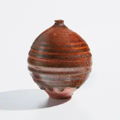 Weed pot by Doyle Lane, circa 1970, Glazed earthenware, sold Dec 2021