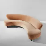Vladimir Kagan, Early "Serpentine" sofa
