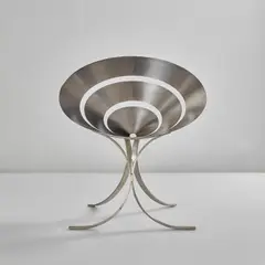 "Ring" chair by Maria Pergay, circa 1968, Stainless steel, sold Dec 2021