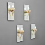 Flavio Poli, Set of four wall lights, designed for the Hotel Bristol, Merano, Italy