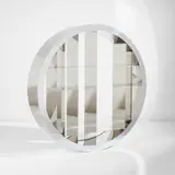 "Reinventing the Wheel (RTW)" bookshelf by Ron Arad, designed 1996, produced 2008, Stainless steel, sold Jul 2020