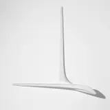Zaha Hadid, "Serif 2" shelf, from the "Seamless" collection, 2006, Polyurethane-lacquered polyester resin