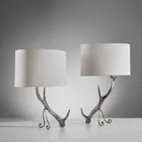 Maria Pergay, Pair of "Deer" table lamps