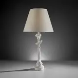 "Écossais" table lamp by Alberto Giacometti, circa 1935, Plaster, paper shade, sold Jul 2020