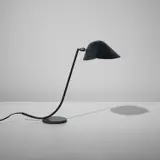 Serge Mouille, "Antony" desk lamp, circa 1955, Painted steel, painted aluminum, brass