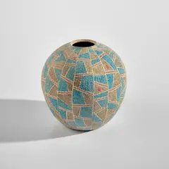 Seiji Kobayashi, Vase, circa 2000, Glazed and textured stoneware