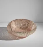 Marcel Wanders, "Bon Bon Gold" chair, from the "Personal Editions" series, 2010, Crocheted rope coated with epoxy resin and precious metal