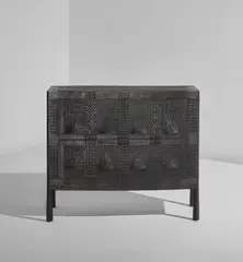 Ingrid Donat, "Commode Galuchat", 2013, Patinated bronze