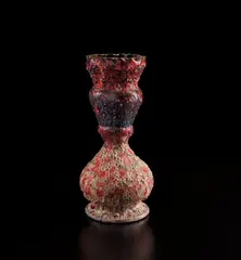 George Ohr, Blistered vase, 1898-1907, Glazed earthenware