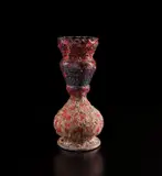 George Ohr, Blistered vase, 1898-1907, Glazed earthenware