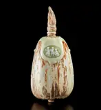 Taxile Doat, “La Musique et la Danse” bottle and stopper