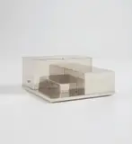 Robert Mallet-Stevens, Tobacco box, circa 1928, Nickel-plated brass