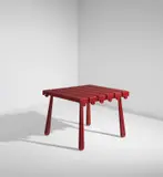 Jean Royere, "Quille" table, circa 1955, Painted wood