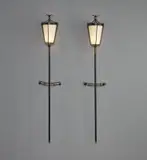 Jacques Adnet, Pair of wall lights