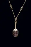 Björn Weckström, "Nectaris" pendant necklace, 1976, Mould-cast silver and acrylic