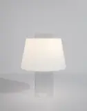 Yki Nummi, "Modern Art" table lamp, model no. 44-405, Designed 1955, produced 1960-1980, Acrylic, brass