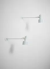 Pair of wall lights by Finnish, 1960-1970, Painted metal, sold Sep 2019