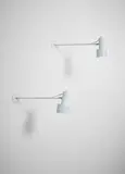 Finnish, Pair of wall lights, 1960-1970, Painted metal