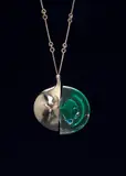 Björn Weckström, "Kilimandjaro" pendant necklace, 1974, Mould-cast silver and acrylic