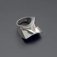 "Carina" ring by Björn Weckström, 1970s, Mould-cast silver, sold Sep 2019
