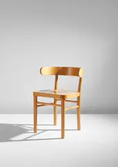 Werner West, Side chair, model no. W1, Designed 1930, Birch, birch laminated plywood