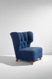 Otto Schultz, Lounge chair, 1930s, Upholstery, birch