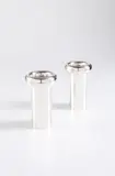 Tapio Wirkkala, Pair of vases, model no. 57-TW2, 1990, Silver