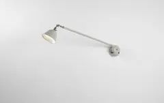 Johan Petter Johansson, "Triplex" adjustable ceiling/wall light, Designed 1916, Painted metal, painted aluminium, chromium-plated metal