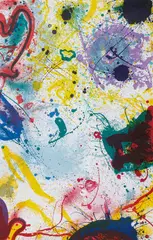 Untitled (SF-345) by Sam Francis, 1991, Lithograph in colors, on Waterleaf paper, the full sheet, sold Apr 2019