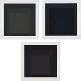 Gray Instrumentation I d; Gray Instrumentation I e; Gray Instrumentation I h, from Gray Instrumentation I portfolio by Josef Albers, 1974, Three screenprints in colors, on Arches 88 mould-made paper, with full margins, sold Apr 2019