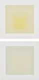 Gray Instrumentation II d; and Gray Instrumentation II h, from Gray Instrumentation II portfolio by Josef Albers, 1975, Two screenprints in colors, on Arches 88 mould-made paper, with full margins, sold Apr 2019
