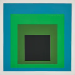 DR-b by Josef Albers, 1968, Screenprint in colors, on heavy wove paper, with full margins, sold Apr 2019
